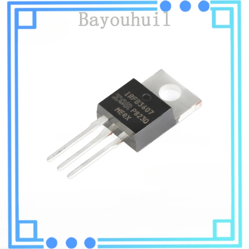 

10PCS Original Genuine IRFB3607PBF TO-220 N Channel 75V/80A Straight Plug MOSFET Field Effect Tube