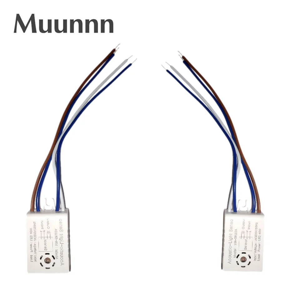 

Muunnn Home Improvement Smart Switches Module 220V Detector Sound Voice Sensor Intelligent Auto on Off Light Switch Accessories