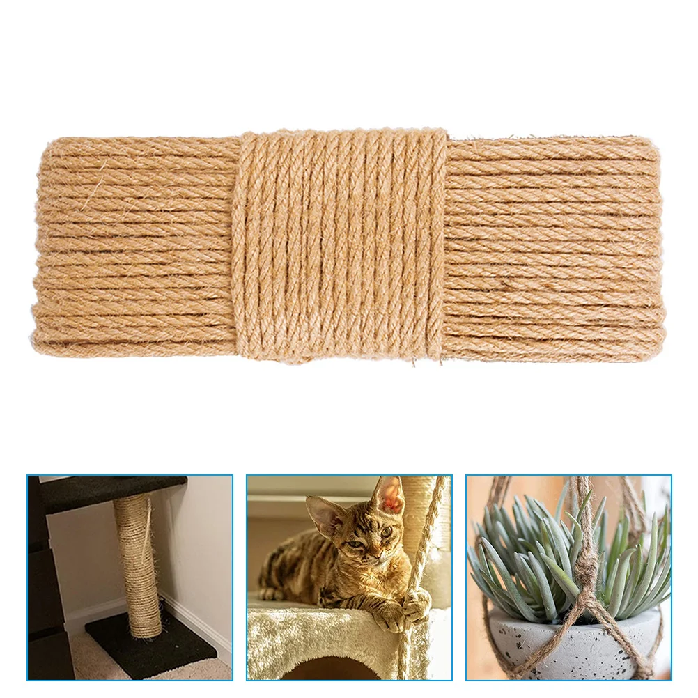 

DIY Resistant Convenient Cat Scratcher Rope Cat Accessory Cat Scratching Rope for DIY Kitten Cat
