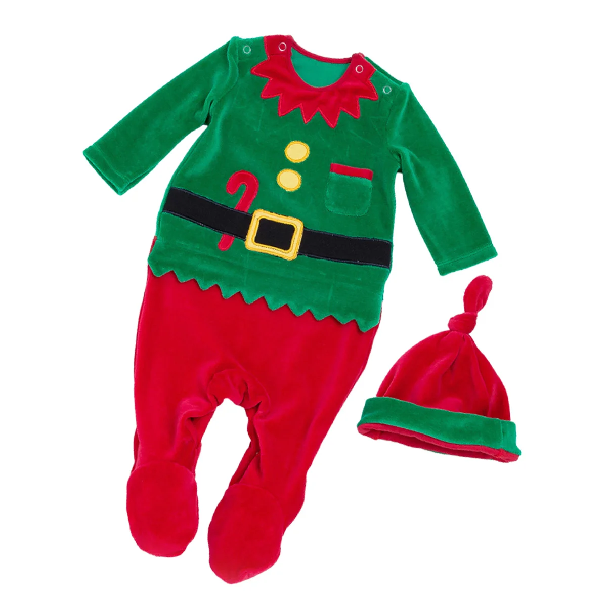 

Christmas Suit Sleeve Romper Cootton Siamese Clothing Infant Jumpsuit - 66