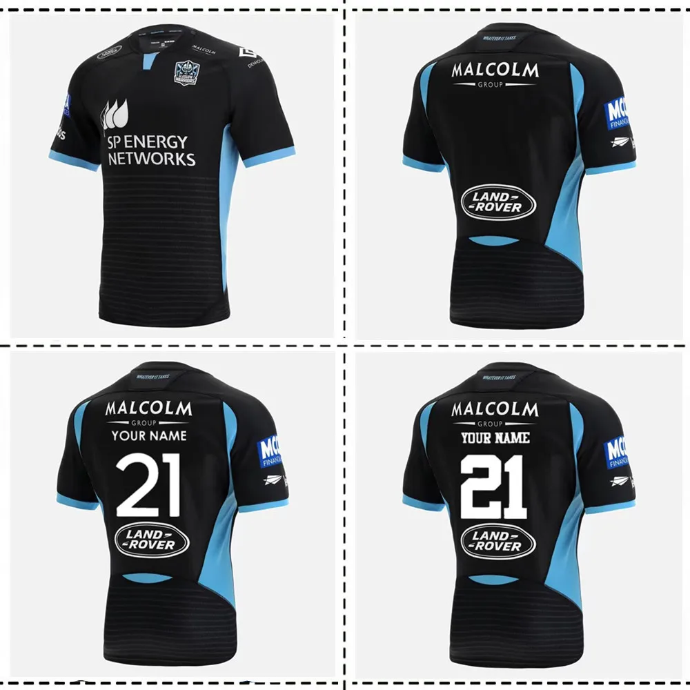 

2021/22 Glasgow Warriors Home Rugby Jersey Shirt size S-M-L-XL-XXL-3XL-4XL-5XL