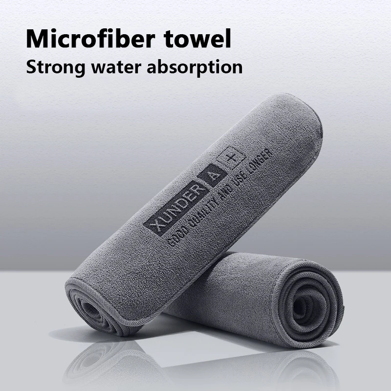 

High-end Microfiber Auto Wash Towel Car Cleaning Drying Cloth Hemming Car Care Cloth Detailing Car Wash Towel