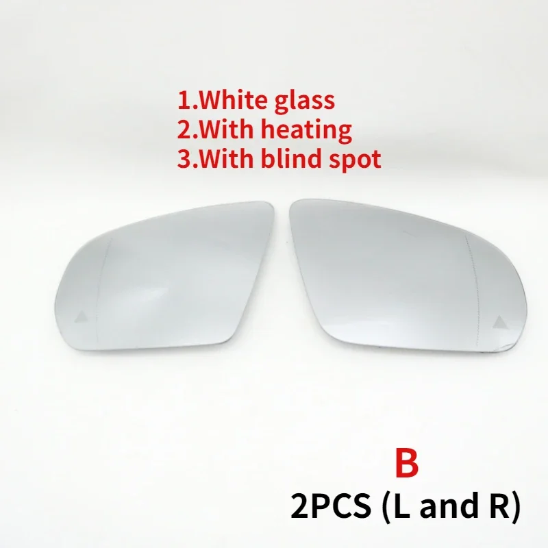 

Стекло бокового зеркала заднего вида с подогревом слепых зон для Mercedes-Benz A B C E S Class GLC GLB GLA GLK W205 W204 W212 W213