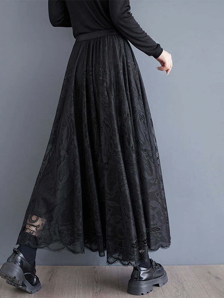 NYFS 2025: весна-лето новые офисные женские юбки с эластичной резинкой на талии