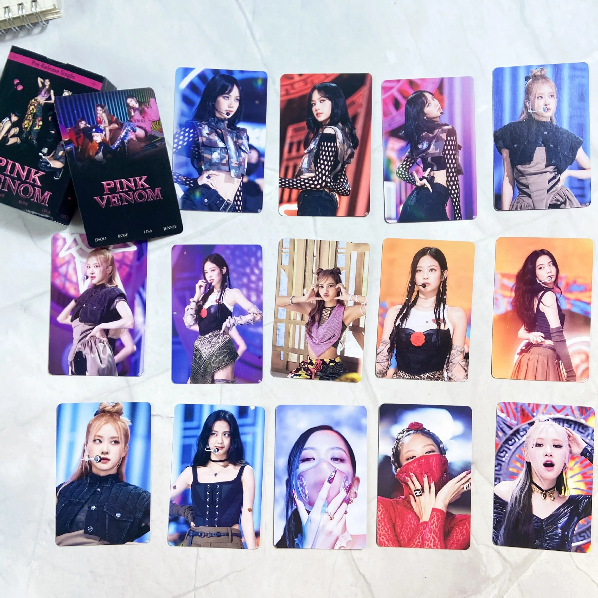 

54PCS Kpop Pink Girl Group Lomo Cards New Photo Album BORN Pink Photocard Lomo Card Bookmarks Fans Gift K Pop Accessories