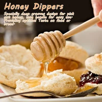 high quality honey stir bar mixing handle jar spoon practical wood dipper honey long stick supplies honey kitchen tools