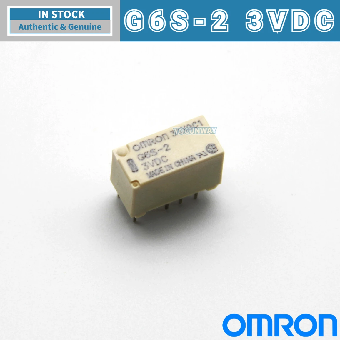 

Новое подлинное оригинальное сигнальное реле OMRON G6S-2F-Y 2-5 В постоянного тока 12 В постоянного тока 24 В постоянного тока 3 В постоянного тока 4,5 В постоянного тока 5 В 8-контактное