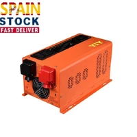 spain warehouse led 2kw dc12v ac230v pure sine wave power inverter battery charger 2000w acdcsupport customizedoff grid solar