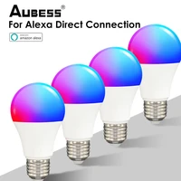 e27 tuya smart light bulb rgb light colorful changing bulb rgbww dimmable ac220 240v voice control work with amazon alexa