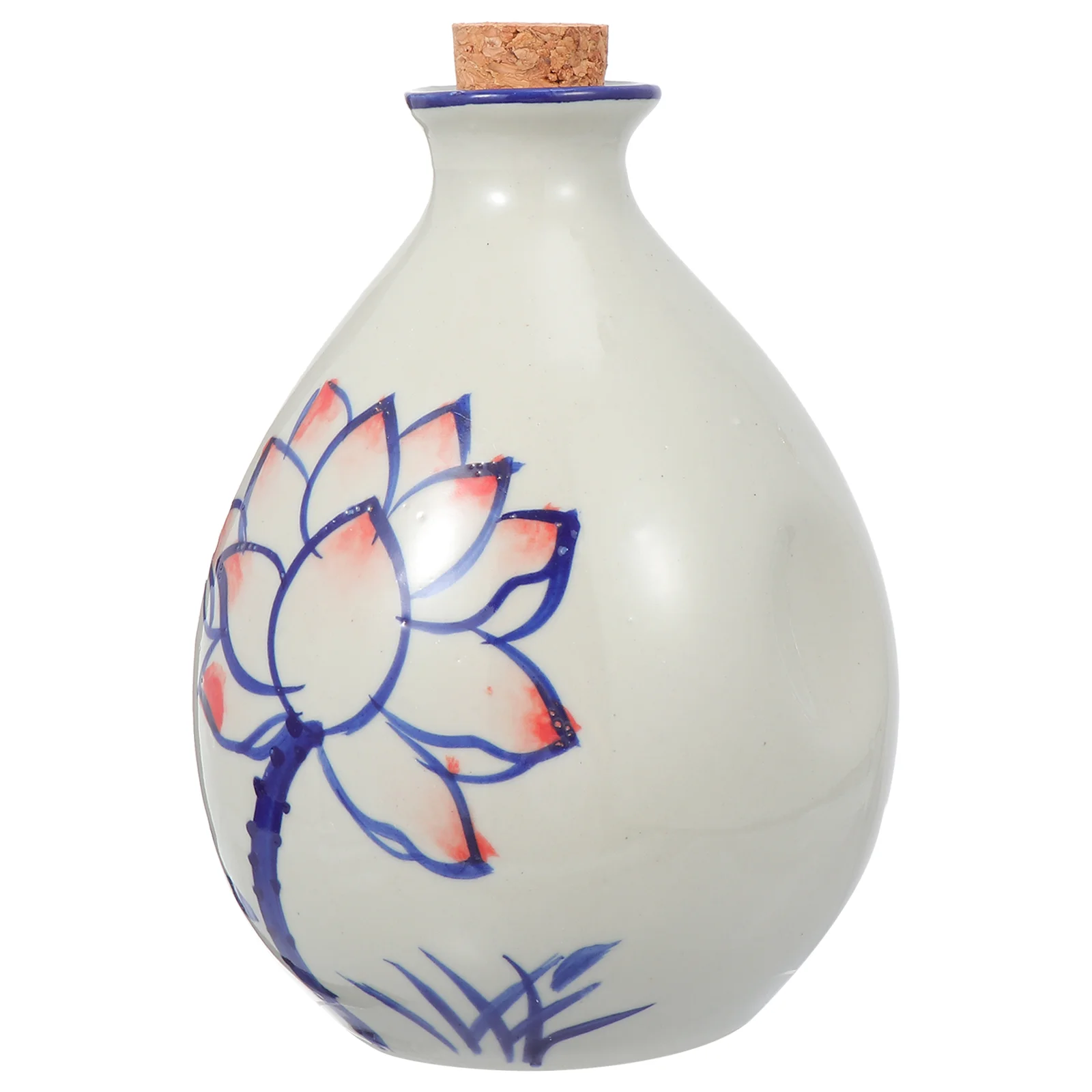 

1 Set Exquisite Ceramic Storage Holders Sake Pot Kettle (Assorted Color)