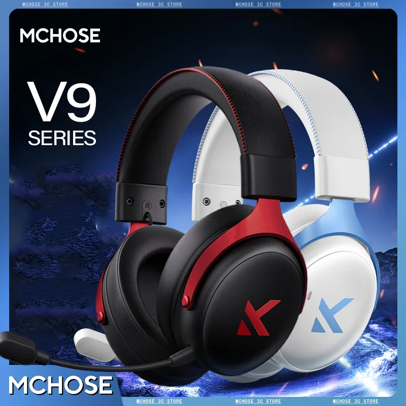Игровая гарнитура MCHOSE V9 Pro беспроводная 7 1 объемный звук аккумулятор 250 часов