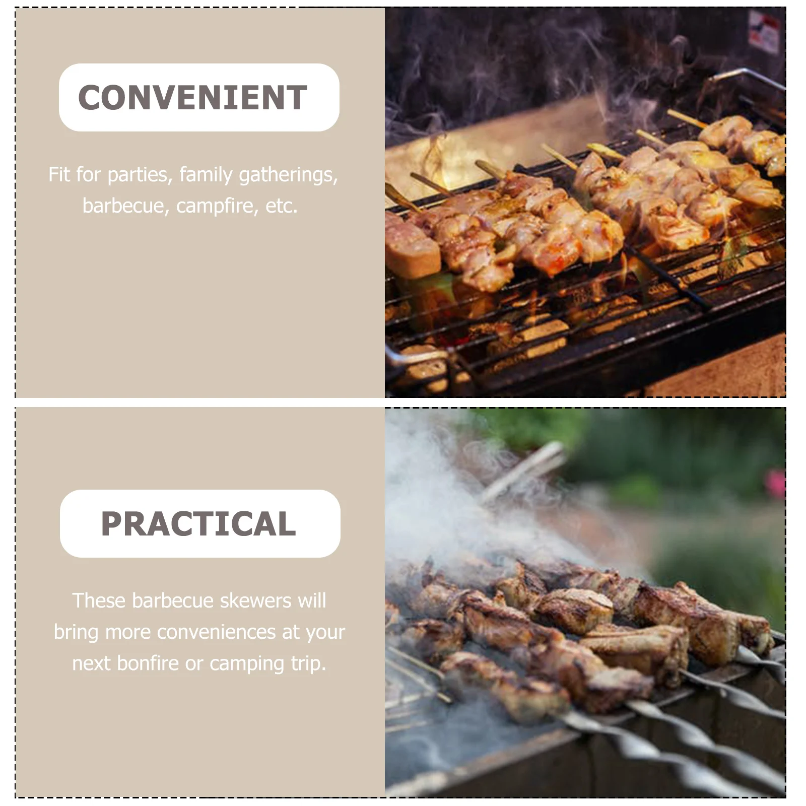 Satay плоский железный знак для барбекю шампур жарки овощей гриль из нержавеющей