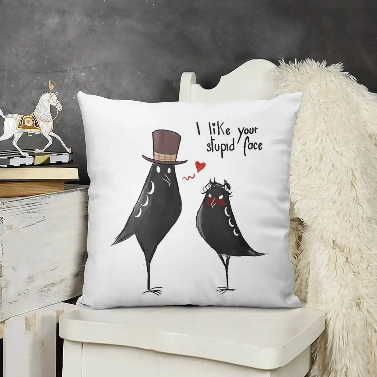 Наволочка Wesper &quotМне нравится твое глупый лицо&quot