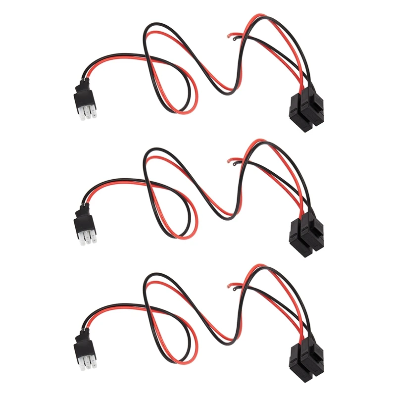 

3X 30A 1M Fuse 6 PIN Short Wave Power Supply Cord Cable For Yaesu FT-857D FT-897D