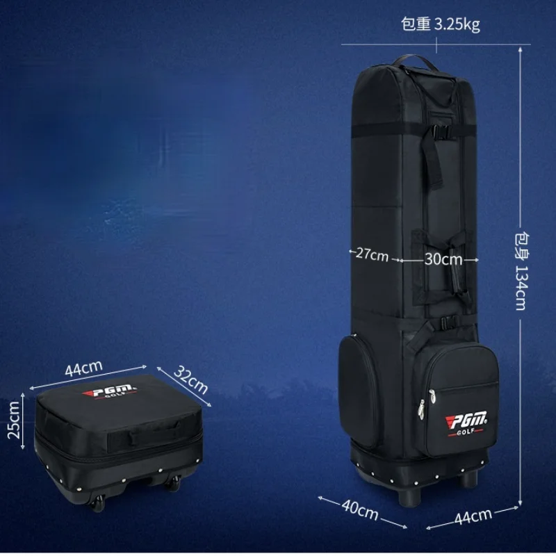PGM Golf Aviation Bag Waterproof Golf Travel Bag Package with Wheels Large Capacity Foldable Airplane Golf Bags Carry Supplies