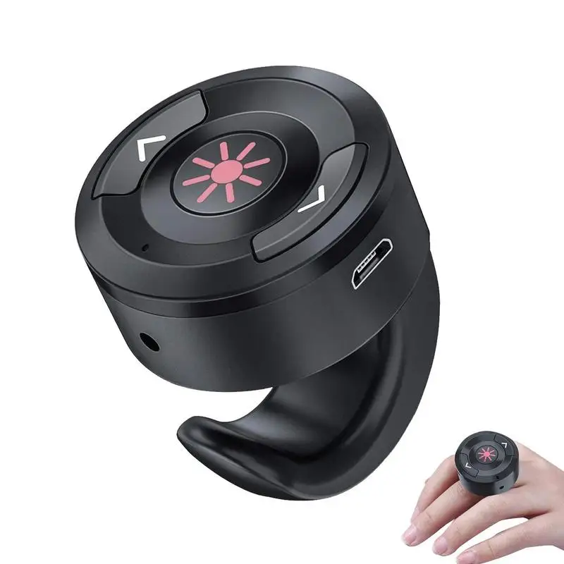 

Презентация Clicker перезаряжаемое кольцо на палец беспроводное поворотное устройство для презентаций Powerpoint для ноутбука и компьютера