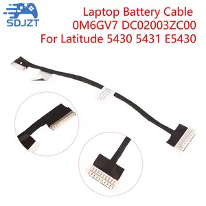 1Pc Laptop Battery Flex Cable Connector Line For Latitude 5430 5431 E5430 0M6GV7 DC02003ZC00