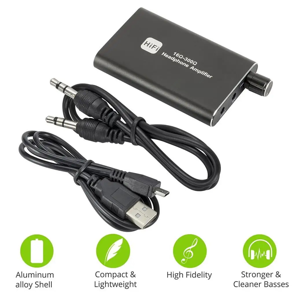 

Headphone Amplifier Professional 3 5mm HiFi Headset Amplifiers Machine