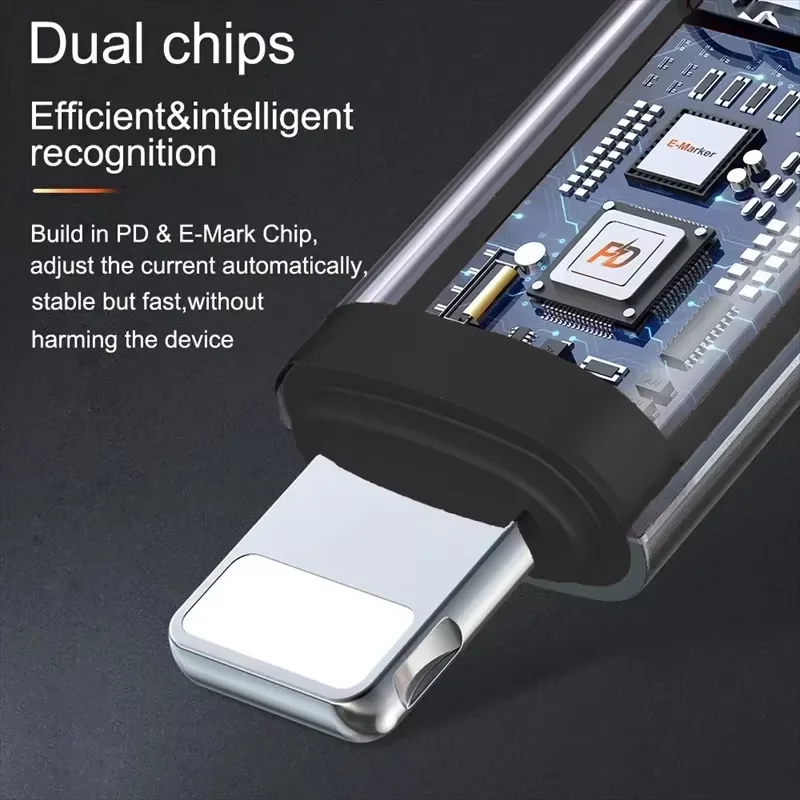 Фото PD30W USB-адаптер типа C к ios для iOS, конвертер «папа» на «мама» типа C для iPhone 14 13 12 11 Macbook, быстрый разъем №5