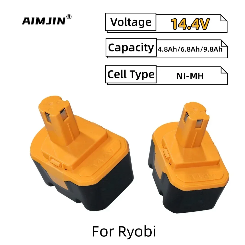 4 8/6 8/14 Ач 130224010 в для аккумулятора Ryobi R10521 RY6201 RY6202 130224011 1314702 1400144 1400655 беспроводные