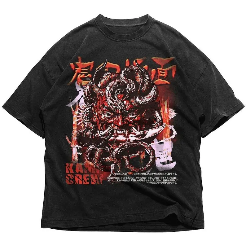 Hannya Snake Evil Японская маска Они Yokai Рубашка, Токио Япония Urban Legend Lovers Рубашка унисекс, Толстовка, Толстовка (art.: 3920cf3196edc) - 3920cf3196edc