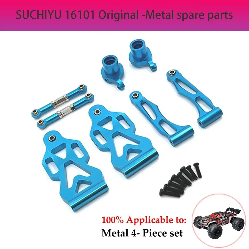 Torre De Choque Delantera Y Trasera Metal Para SCY 16101 16102 16103 16106 16201 1/16 Piezas Actualización Coche RC