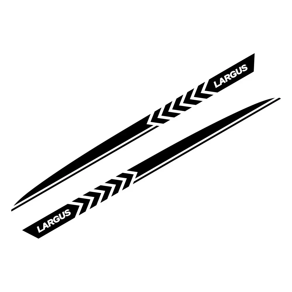 

Наклейка для бокового декора кузова автомобиля для Lada Largus Xray Niva, графические полосы, Обложка автомобиля, Виниловая наклейка, аксессуары для автотюнинга, Стайлинг