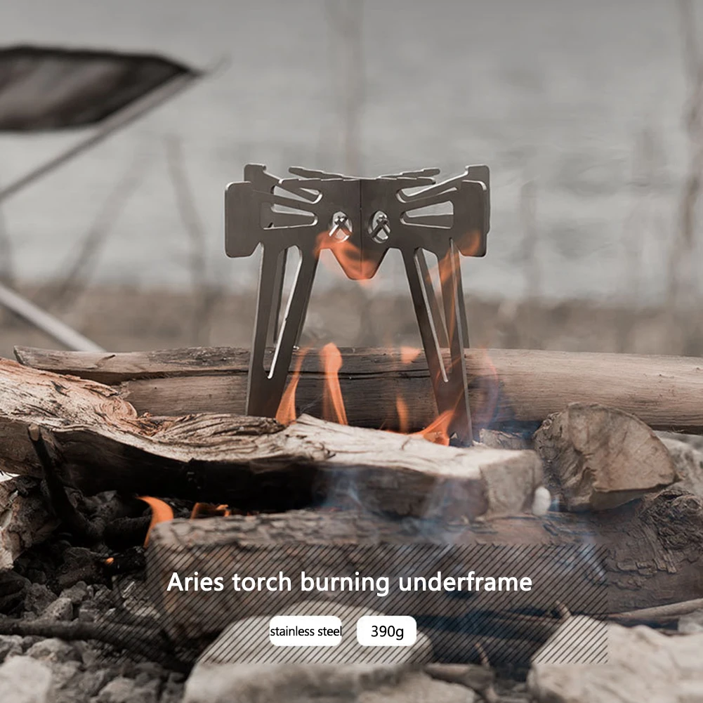 

Qvien деревянная плита, складные деревянные плиты из нержавеющей стали, многофункциональная плита для пикника, плиты для рыбалки, пешего тури...