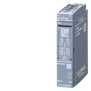 

6ES7134-6GB00-0BA1 SIMATIC ET 200SP, аналоговый входной модуль, AI 2xI 2-/4-проводной стандарт, количество в упаковке: 1 шт., подходит для типа BU