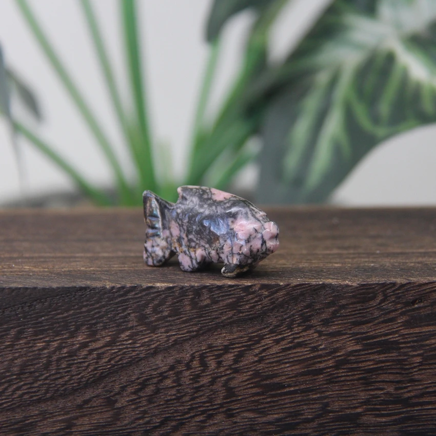 

Фигурки из розового кварца рыбки 1,2 дюйма