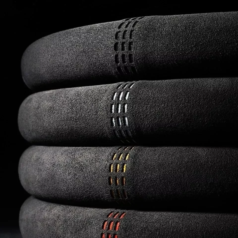 

Black Car Steering Wheel Cover Alcantara Universal Cowhide Suede Steering Wheel Cover Suitable For 99% Car Accessories Interior