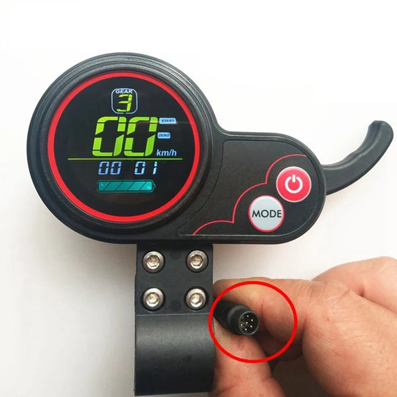 Контроллер электродвигателя 48 В дисплей инструментов для электрического