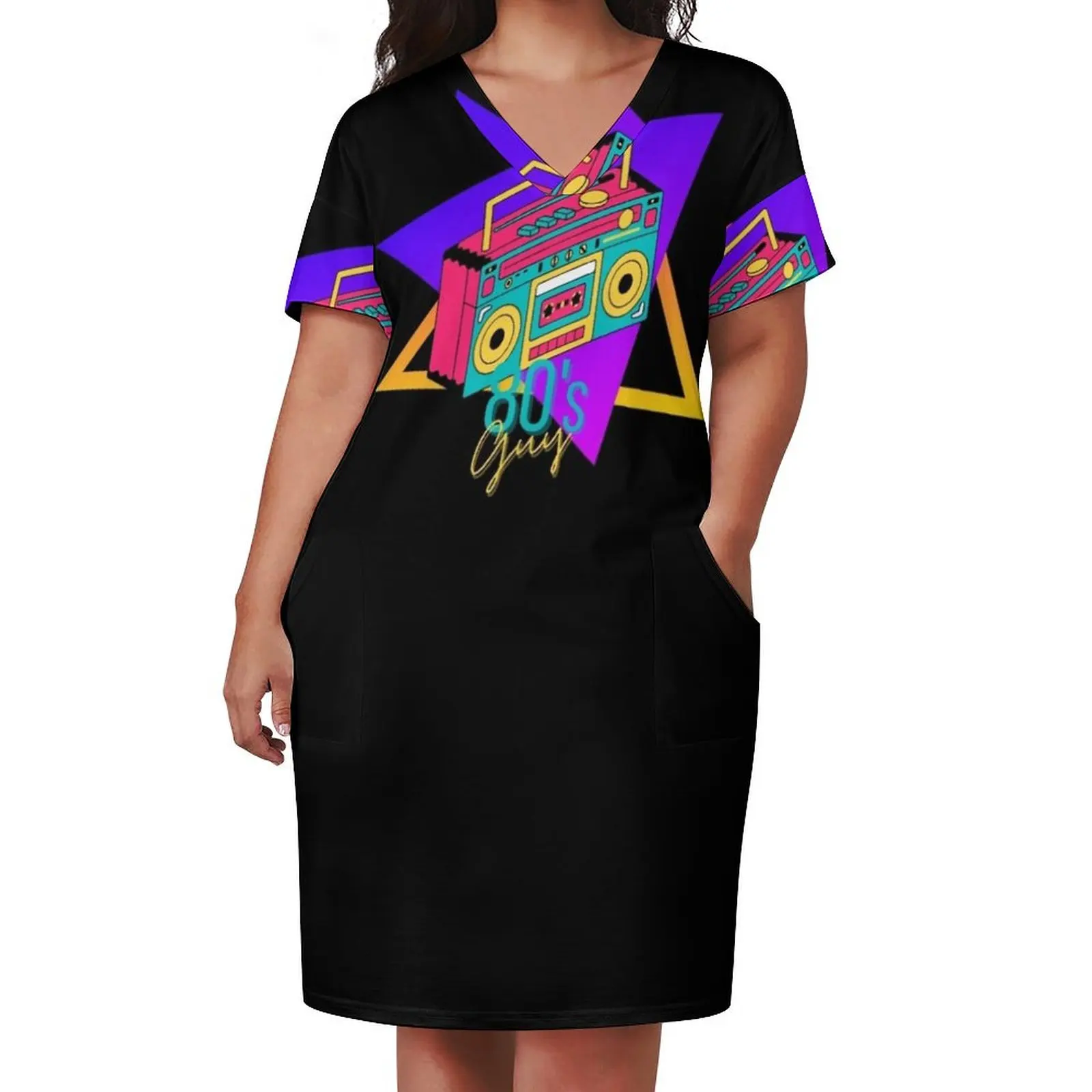 Женское платье из полиэстера и спандекса