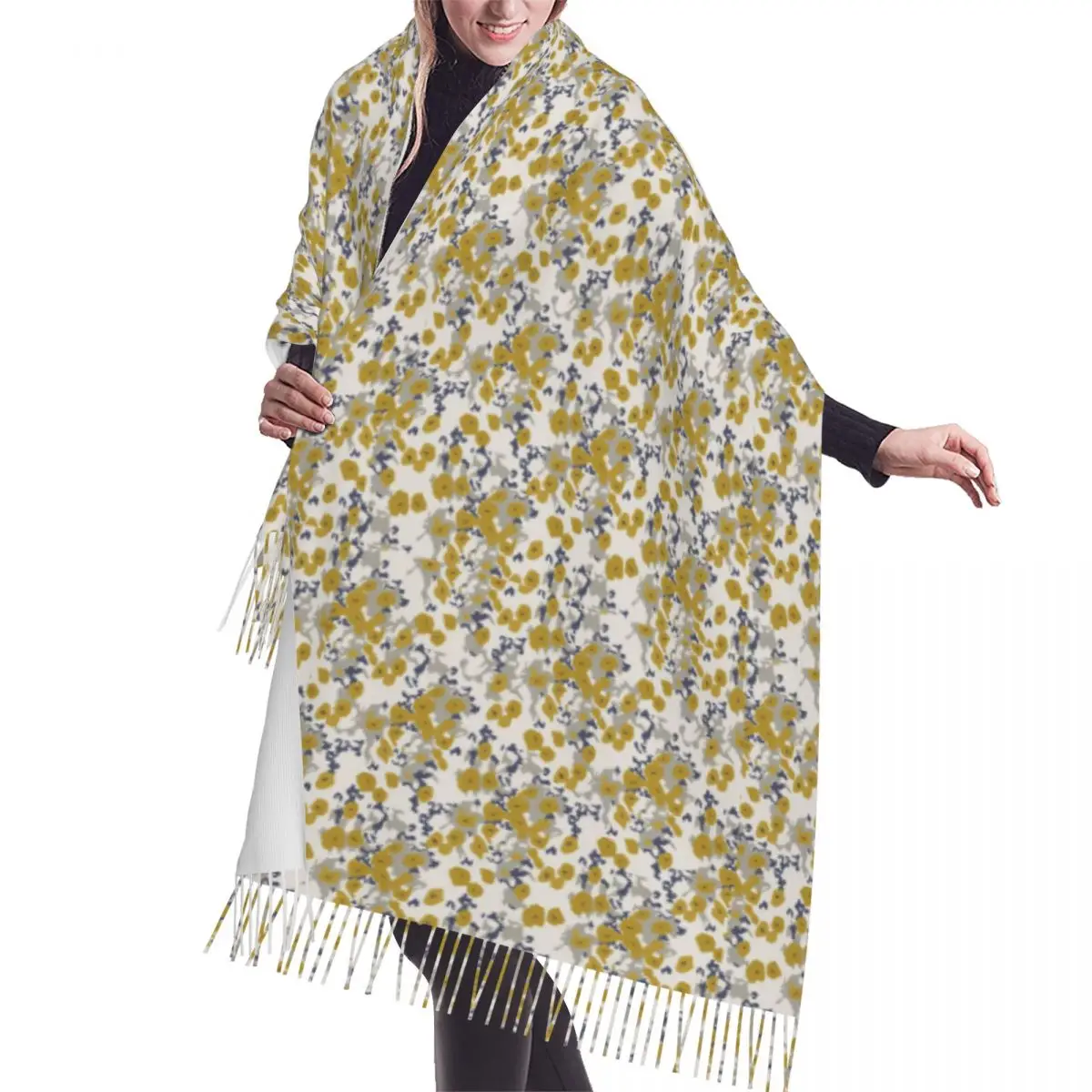 

Женский и мужской шарф с индивидуальным принтом, модные Универсальные теплые шарфы с рисунком Квик, шали, палантины на осень и зиму
