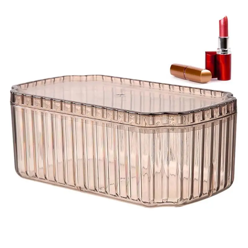 

Jewelry Organizer Stand Cosmetic Box Case Organizer Stand Portable Jewelry Display Case 3 Layer Stackable Case For Women