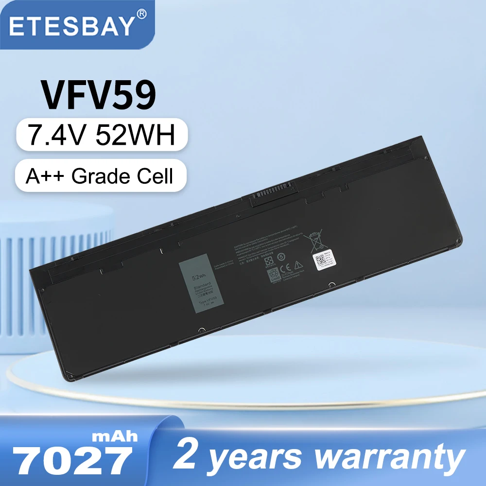 ETESBAY W57CV/45WH VFV59/52WH Аккумулятор для ноутбука DELL Latitude E7240 E7250 0W57CV GVD76 WD52H KWFFN PT1 X01 W57CV