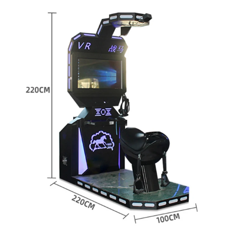 Фото Игровой VR-автомат 9D: Симулятор верховой езды и стрельбы №1