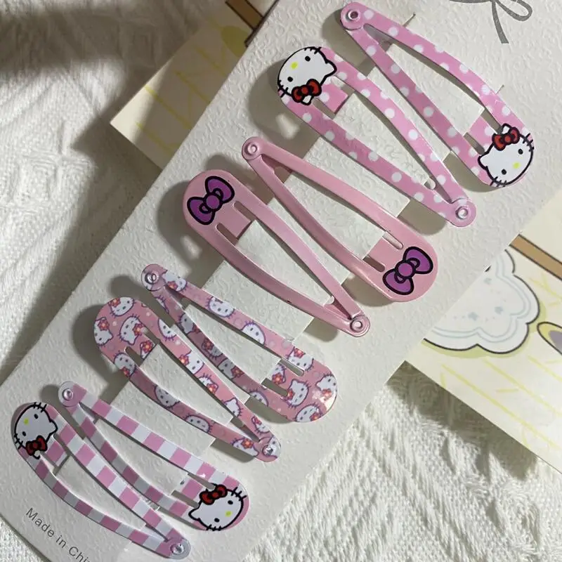 

8 шт., заколки для волос «Hello Kitty»