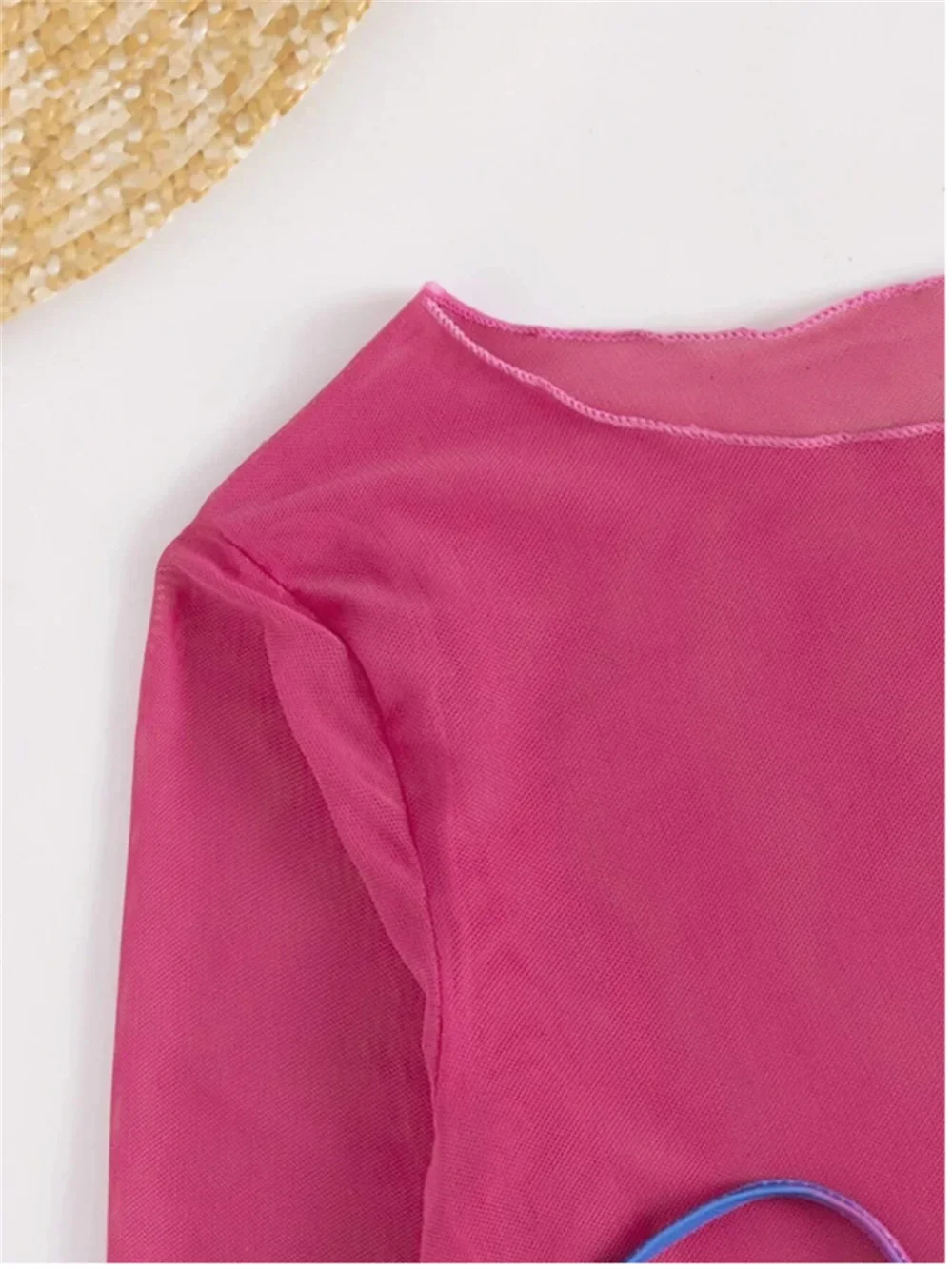 Купальник с градиентным принтом бикини высокой талией леопардовый