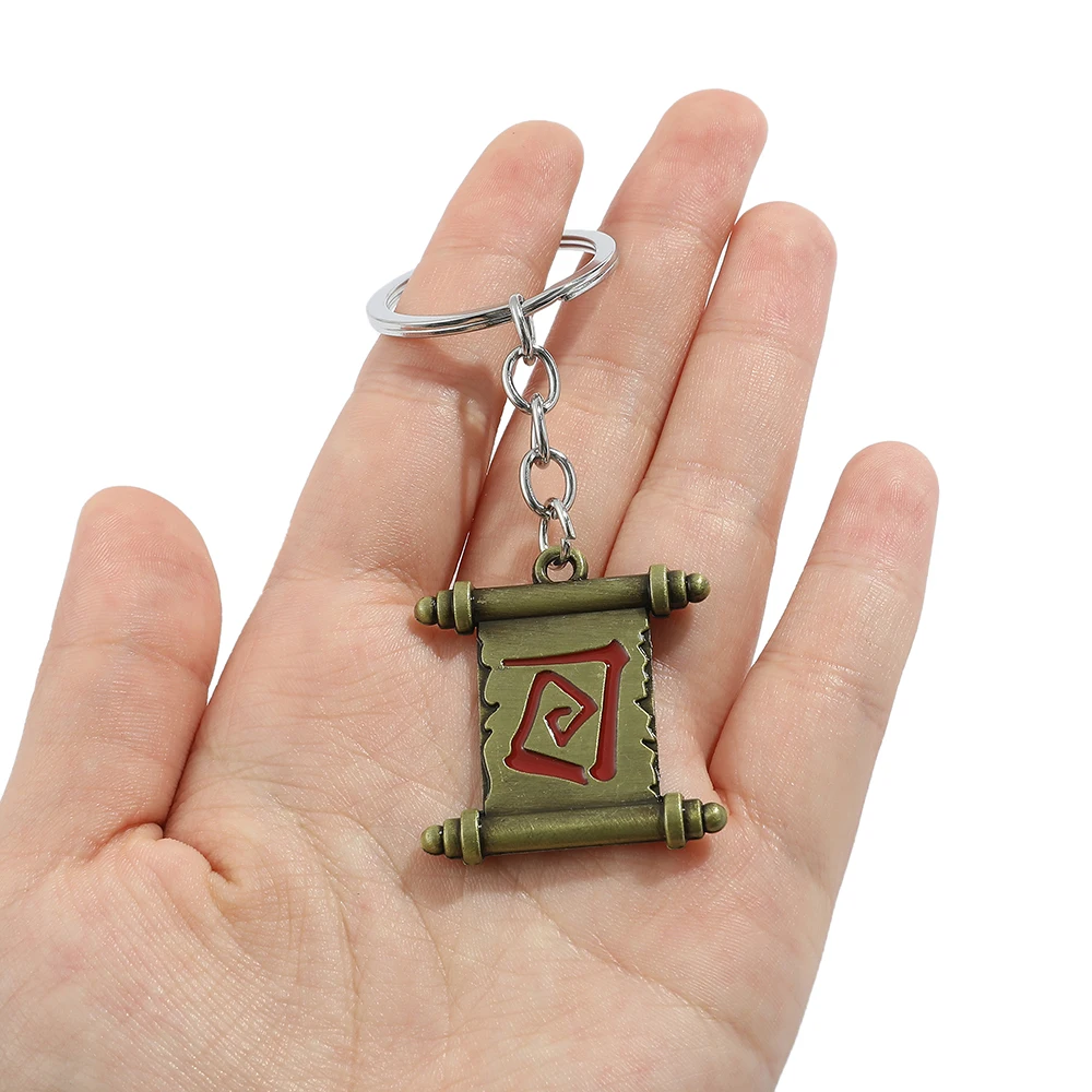 Брелок с прокруткой игры Dota 2 модные металлические аксессуары для ключей