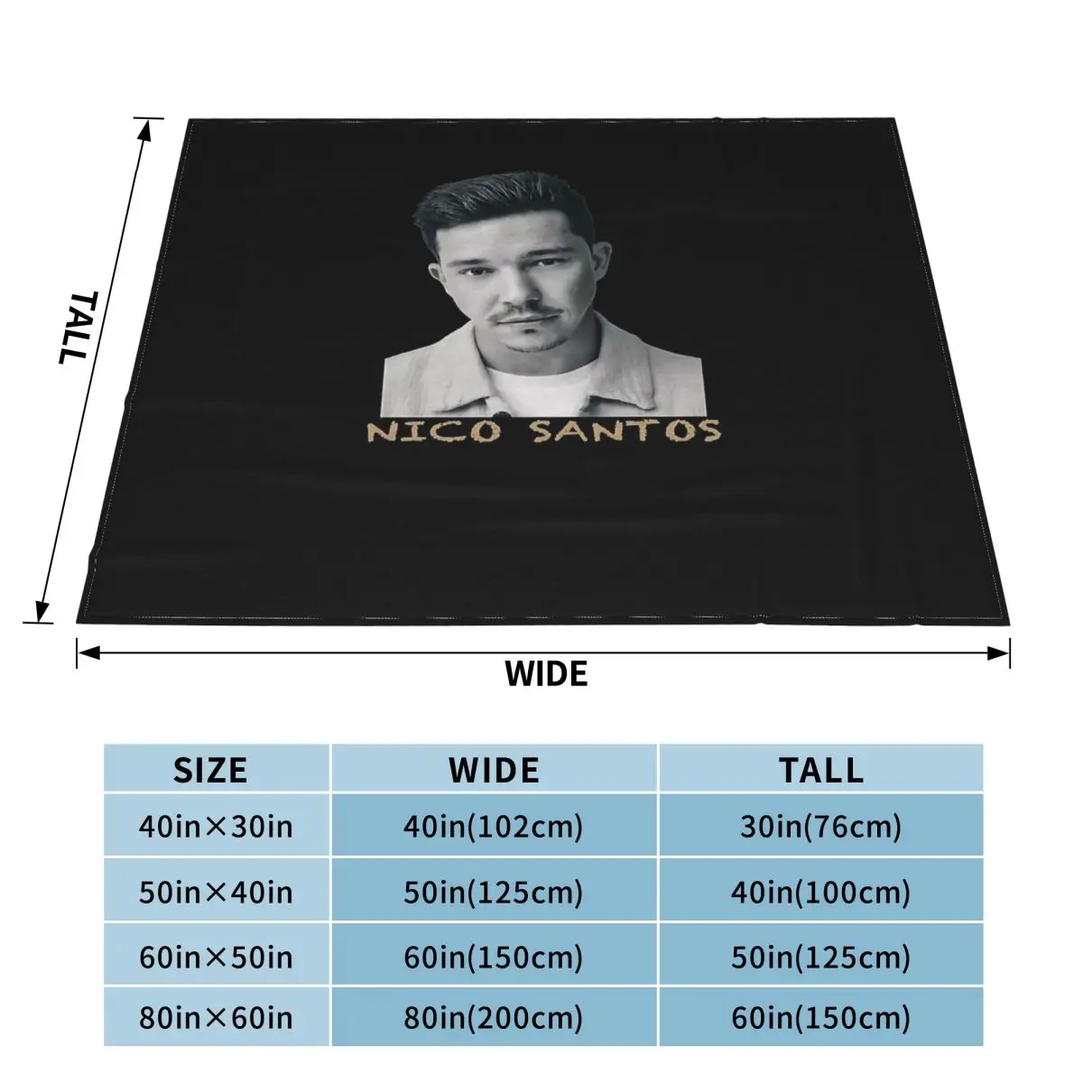 Нико Сантос ультра-мягкое Флисовое одеяло