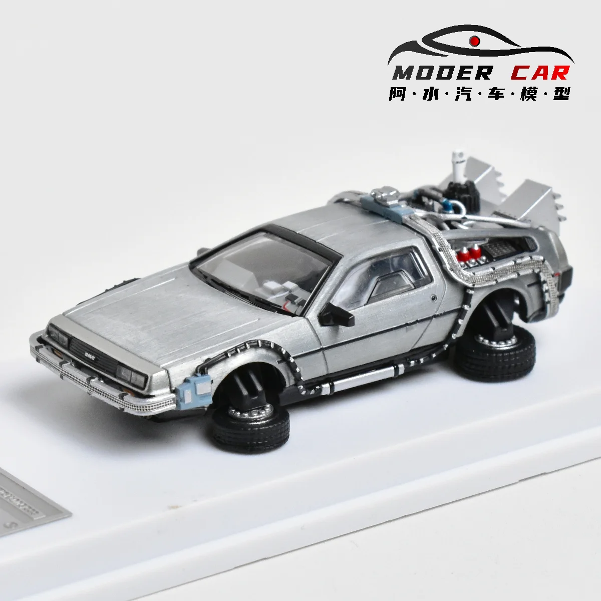 Фото MJ 1:64 назад в будущее Коллекция DeLorean DMC 12, литая под давлением модель автомобиля №4