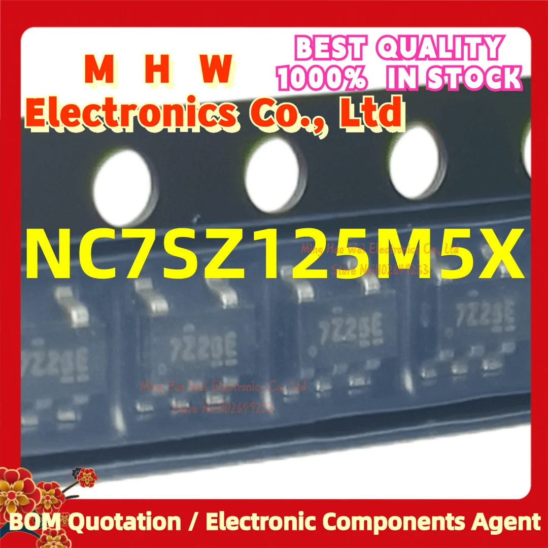 10 шт./партия. Новый качественный чип, оригинальный фотографический интерфейс NC7SZ125M5X NC7SZ125M5 NC7SZ125M NC7SZ125