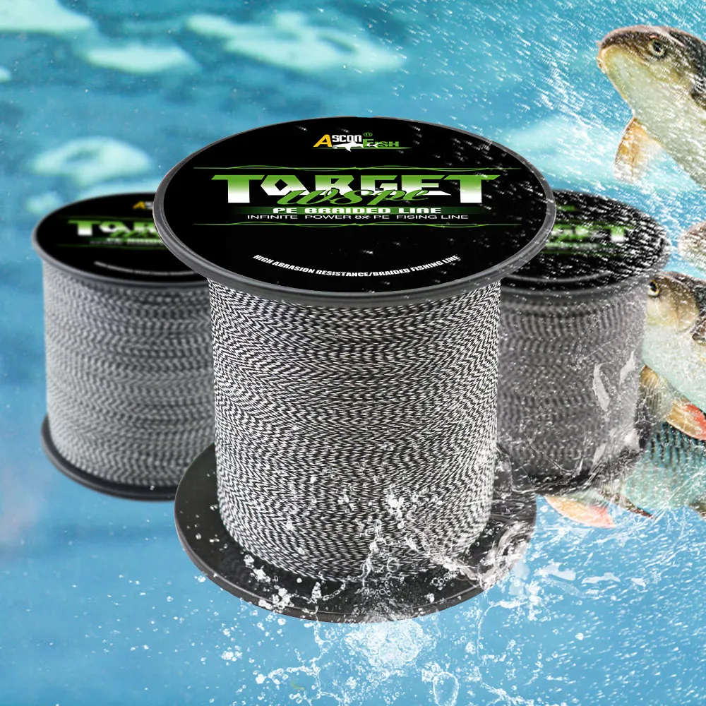 

Mix Color Braided Fishing Line 500m 1000m Super 8 Braid Spot Line PE Material Wire Cord Strands Multifilament 150 200 250 300LB