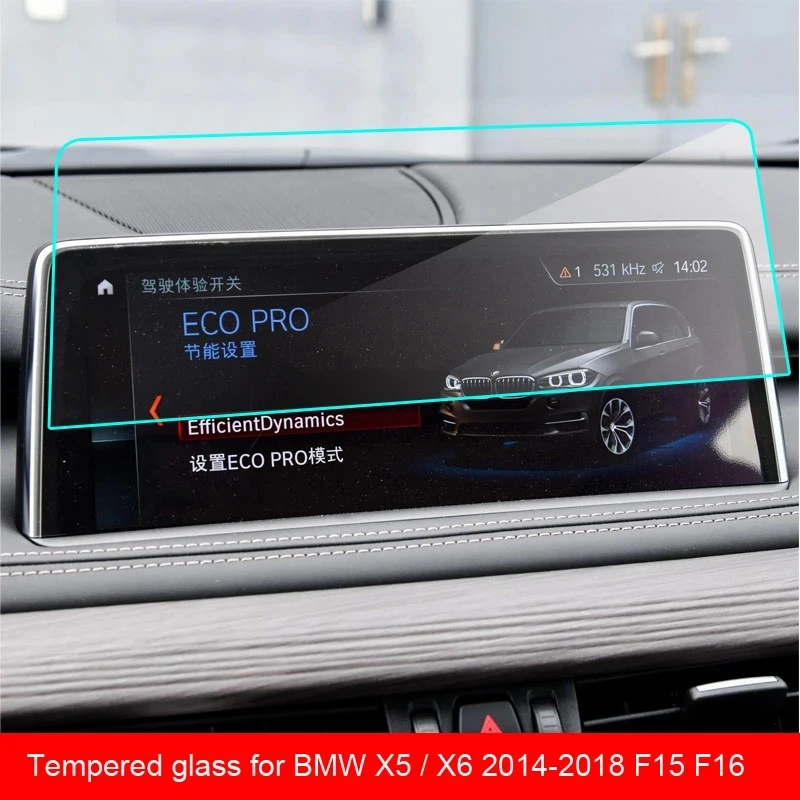 

Защитное стекло для сенсорного экрана BMW X5 / X6 2014-2018 F15 F16