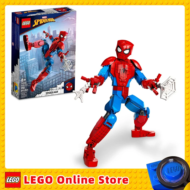 

LEGO & Marvel Super Heroes Spider-Man Figure 76226 Building Toy Set for Kids, Boys, and Girls Ages 8+ (258 Pieces)