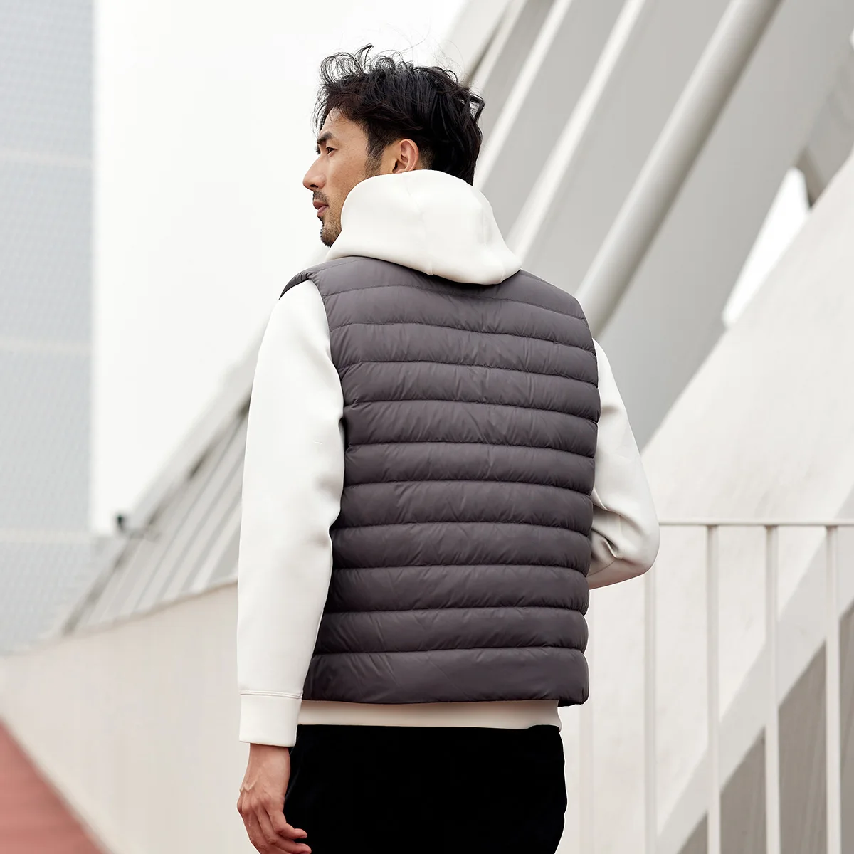 TANBOER Filling Power 600+ Anti-wrinkle Winter Vest Packable 90% Duck Down Sleeveless  Jakcet TF216023