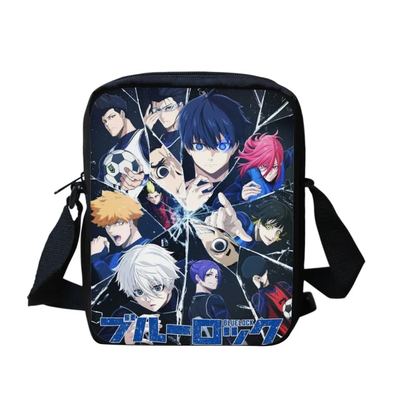 Animation BLUE LOCK Kids Small Schoolbags Zipper Leisure Preschool Children Bookbags Adjustable Kindergarten Boys School Bags