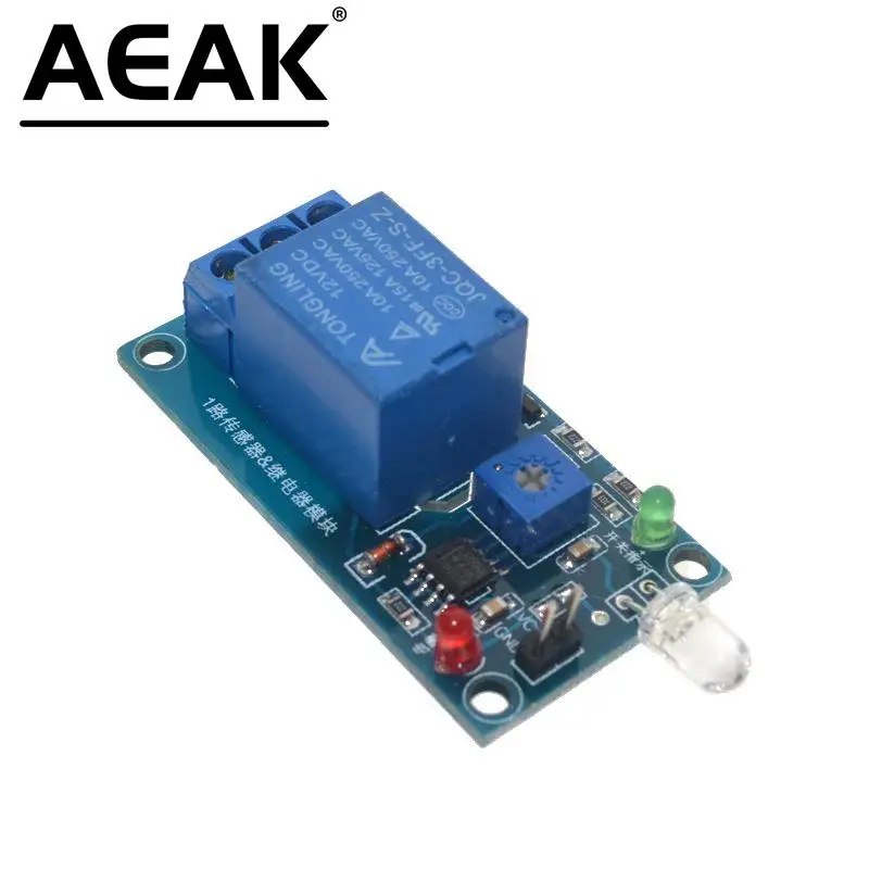 

Photosensitive diode module 12V Relay module in optical switch light detection sensor Photosensitive Module AEAK