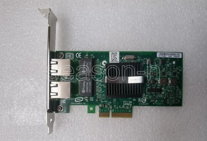 

XPI9402PT 82571 PRO/1000, двухпортовый серверный адаптер PCI-E x4, сетевая карта